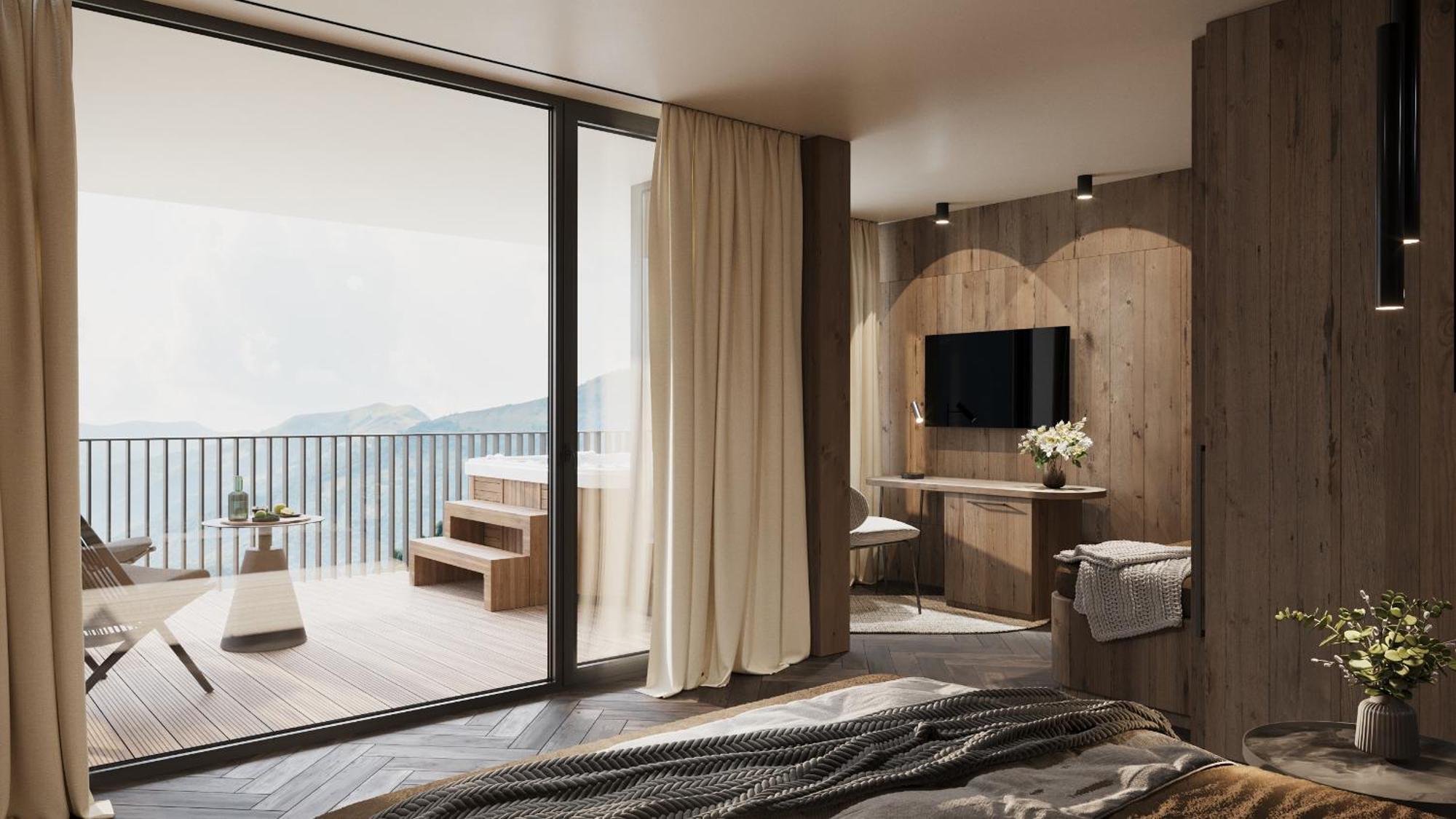 Sonnenberg Panorama Dolomites Wellbeing Otel Maranza Dış mekan fotoğraf